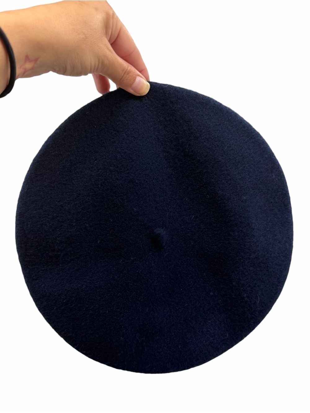 Janie and Jack Navy Wool Beret Kids 2T to 3T
